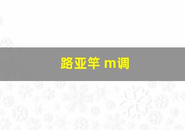 路亚竿 m调